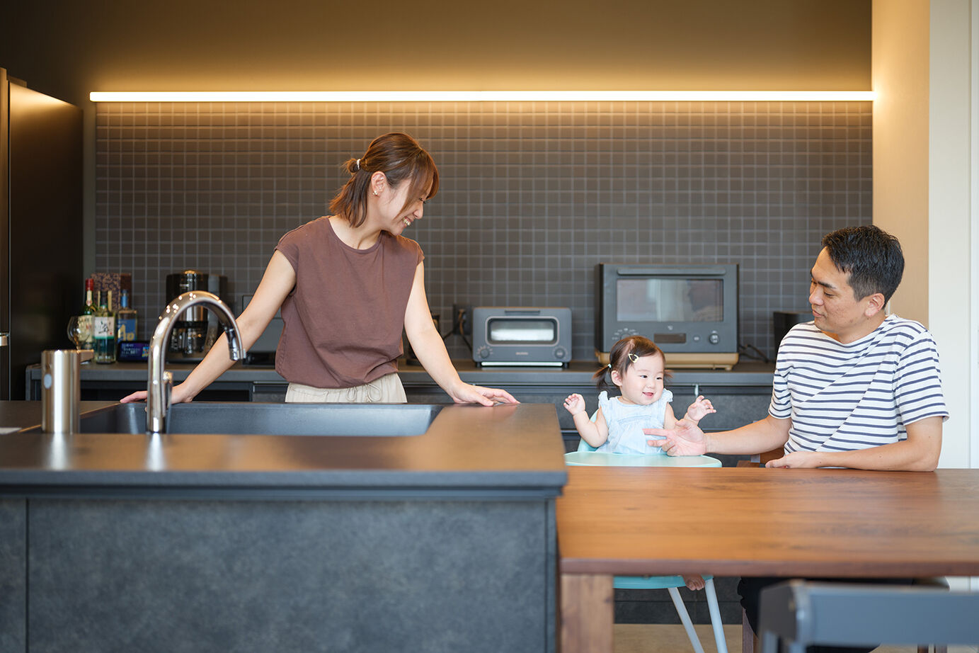 KEIJI一級建築士事務所 【W断熱・太陽光発電・間取り図・3000万円台】生活感を隠してスタイリッシュに。1階で暮らしが完結する家の建築実例画像4