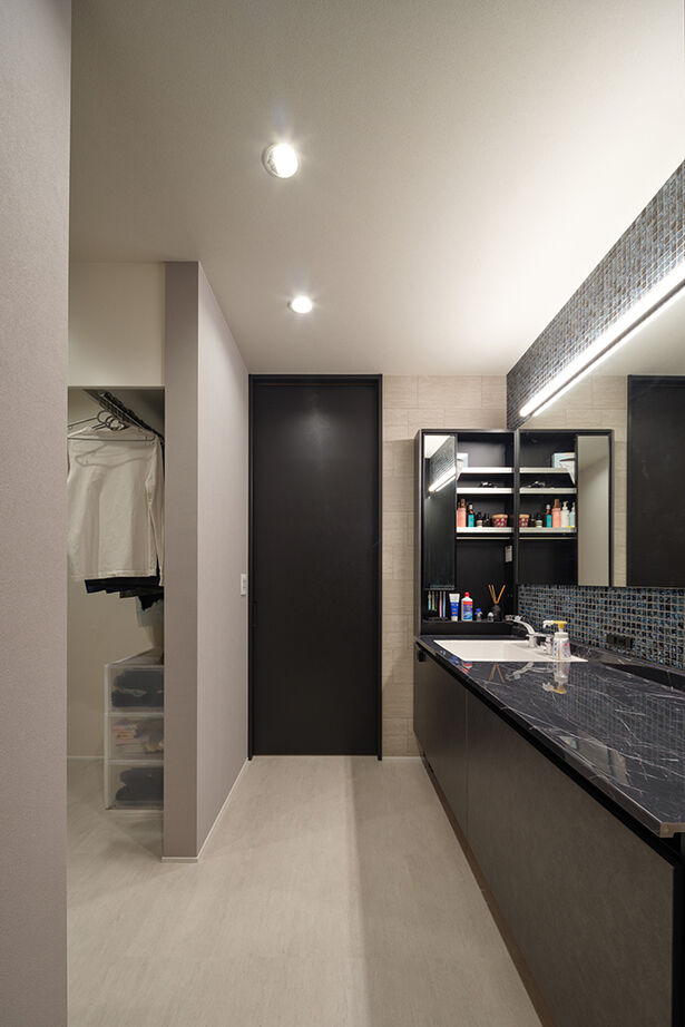 KEIJI一級建築士事務所 【W断熱・太陽光発電・間取り図・3000万円台】生活感を隠してスタイリッシュに。1階で暮らしが完結する家の建築実例画像11