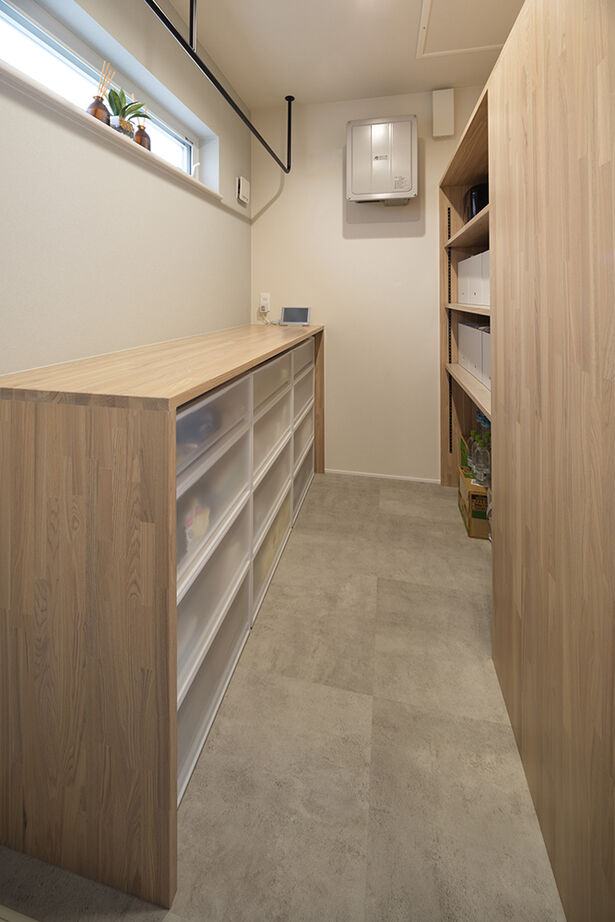 KEIJI一級建築士事務所 【W断熱・太陽光発電・間取り図・3000万円台】生活感を隠してスタイリッシュに。1階で暮らしが完結する家の建築実例画像13