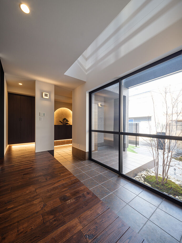 KEIJI一級建築士事務所 【W断熱・2階LDK・和モダン】自然を愛で、家族でなごむ。趣味スペースも充実した、豊かな時間を過ごせる家の建築実例画像3