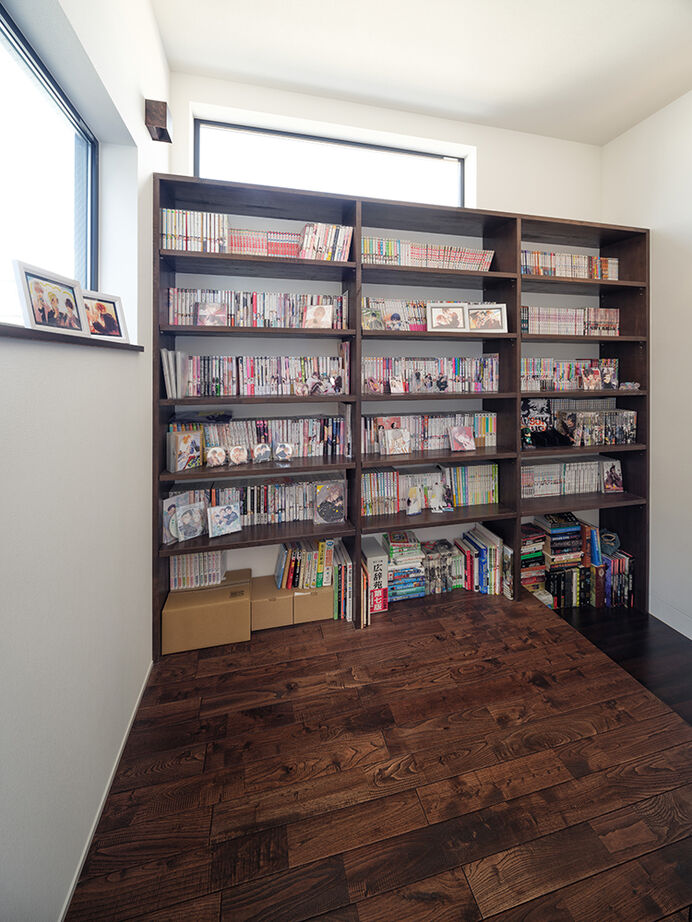 KEIJI一級建築士事務所 【W断熱・2階LDK・和モダン】自然を愛で、家族でなごむ。趣味スペースも充実した、豊かな時間を過ごせる家の建築実例画像13