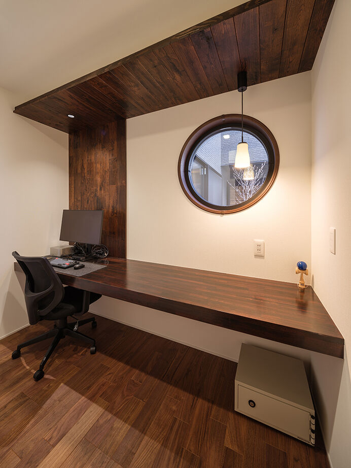 KEIJI一級建築士事務所 【W断熱・2階LDK・和モダン】自然を愛で、家族でなごむ。趣味スペースも充実した、豊かな時間を過ごせる家の建築実例画像15