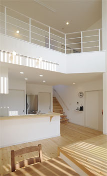 池田建設　oh!!one house. 技ありの空間デザインで 想像以上の開放感のある家にの建築実例画像1