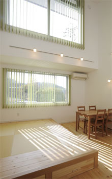 池田建設　oh!!one house. 技ありの空間デザインで 想像以上の開放感のある家にの建築実例画像2