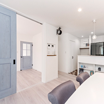 池田建設　oh!!one house. 大人可愛く、お掃除しやすいコンパクトサイズの住まい。プライベート空間にも予算をかけて1000万円台で実現の建築実例画像2