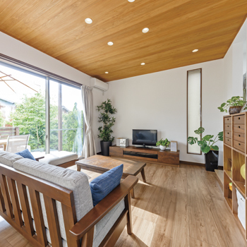 池田建設　oh!!one house. 【三重県/間取り図】外観はまるで平屋!スキップフロアで家族とちょうどいい距離感。ナチュラルモダンの実例の建築実例画像3