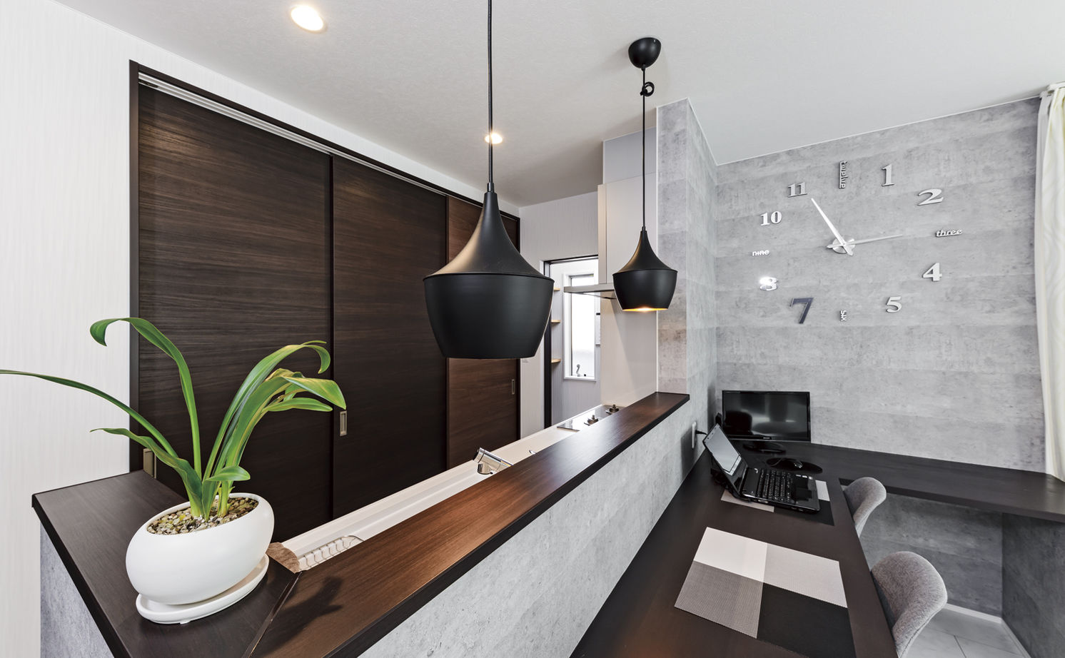 池田建設　oh!!one house. 【三重県/間取り図】デザインにこだわったカッコいい2階建て！趣味を楽しむ防音室のあるおしゃれな実例の建築実例画像3