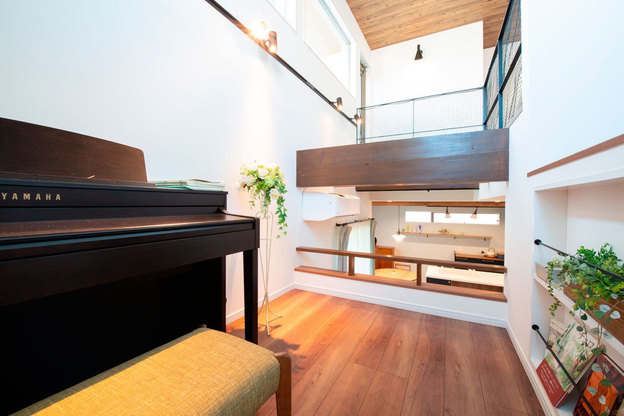 池田建設　oh!!one house. 【三重県】思いっきり楽器を演奏できるシンプルでおしゃれな2階建て。住みやすい間取りの工夫もたくさん！の建築実例画像2