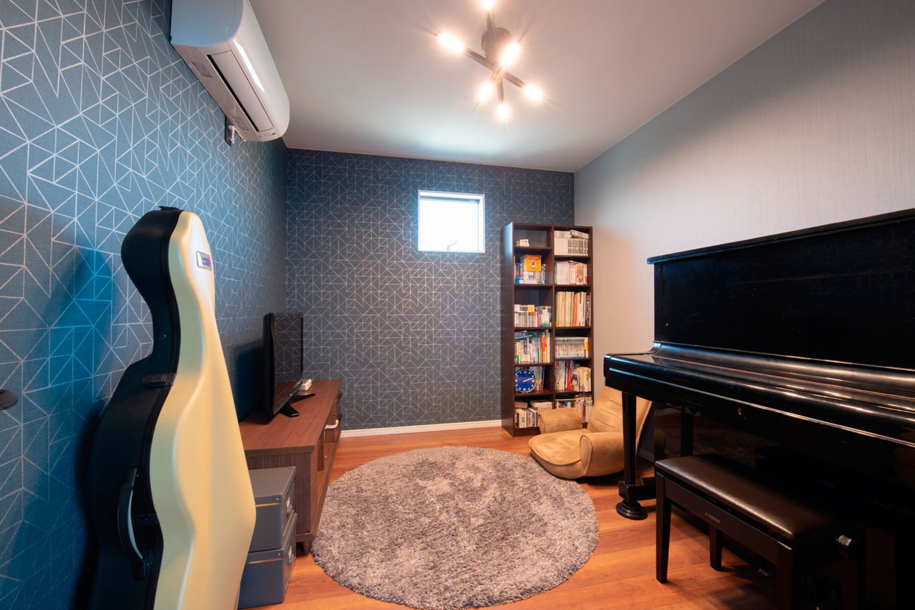 池田建設　oh!!one house. 【三重県】思いっきり楽器を演奏できるシンプルでおしゃれな2階建て。住みやすい間取りの工夫もたくさん！の建築実例画像5