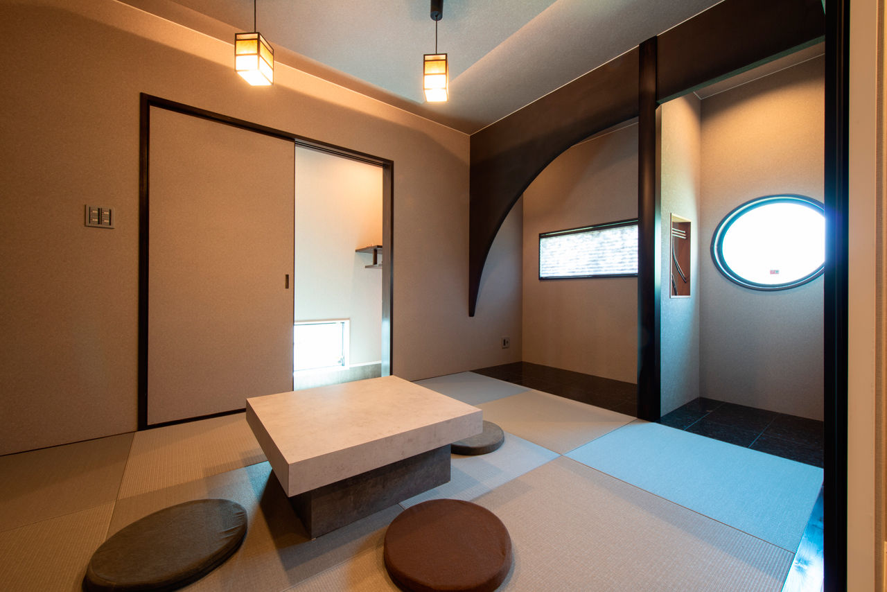 池田建設　oh!!one house. 【三重県/間取り図/ビルトインガレージ】上質な質感がもたらすゆとりのある生活。ホテルライクな平屋実例の建築実例画像8