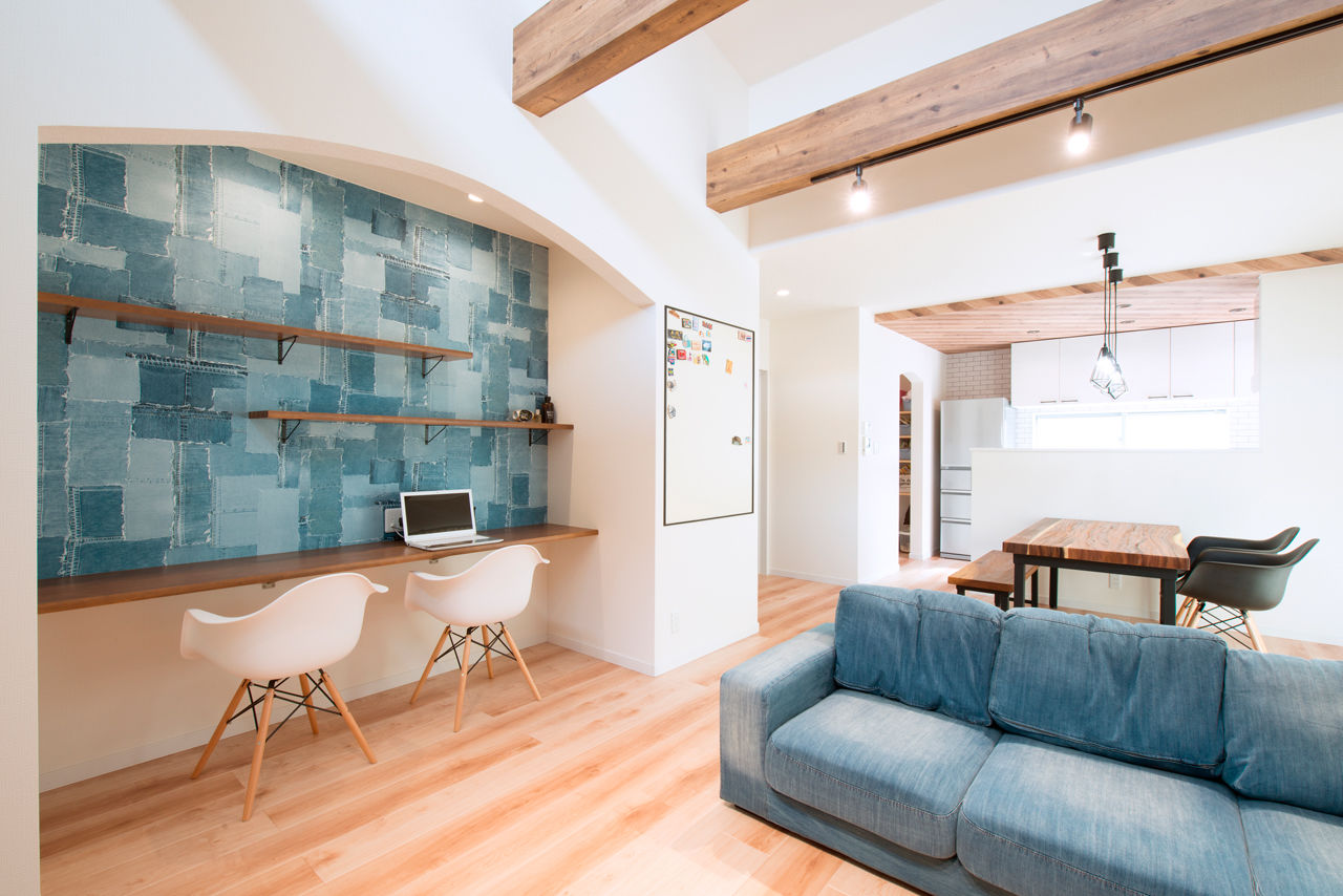 池田建設　oh!!one house. 【2000万円台/平屋/間取図】想定よりもコストダウン!?3つのテイストをアクセントにしたおしゃれな平屋実例の建築実例画像2