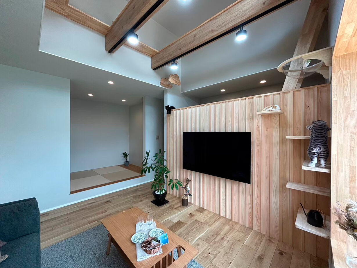 池田建設　oh!!one house. 【松阪市｜30坪台｜2000万円台｜間取り有】ネコ好き必見の工夫がいっぱい！家事ラク＆ナチュラルな家の建築実例画像