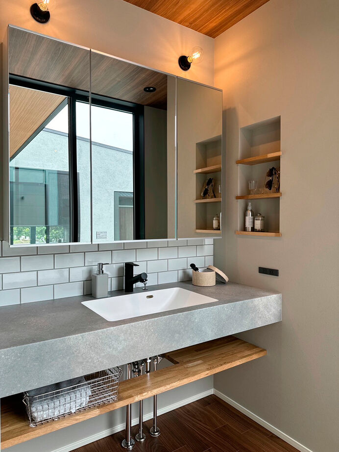 池田建設　oh!!one house. 【松阪市｜30坪台｜2000万円台｜間取り有】プライベートな中庭でBBQ！こもり感のあるピットリビングの家の建築実例画像6