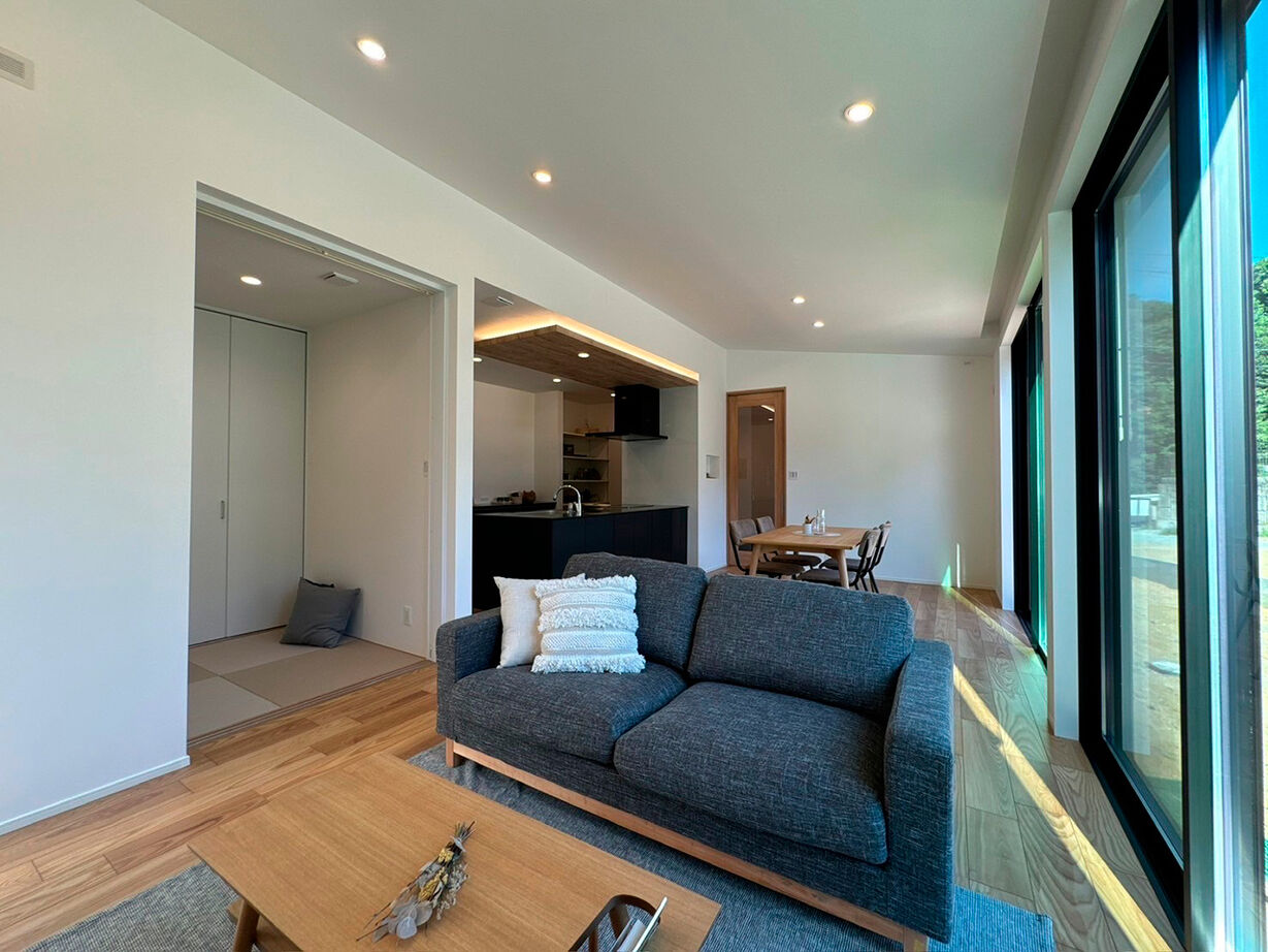 池田建設　oh!!one house. 【伊勢市｜30坪台｜2000万円台｜間取り有】見た目も暮らしやすさも叶えたカジュアルカフェテイストの家の建築実例画像