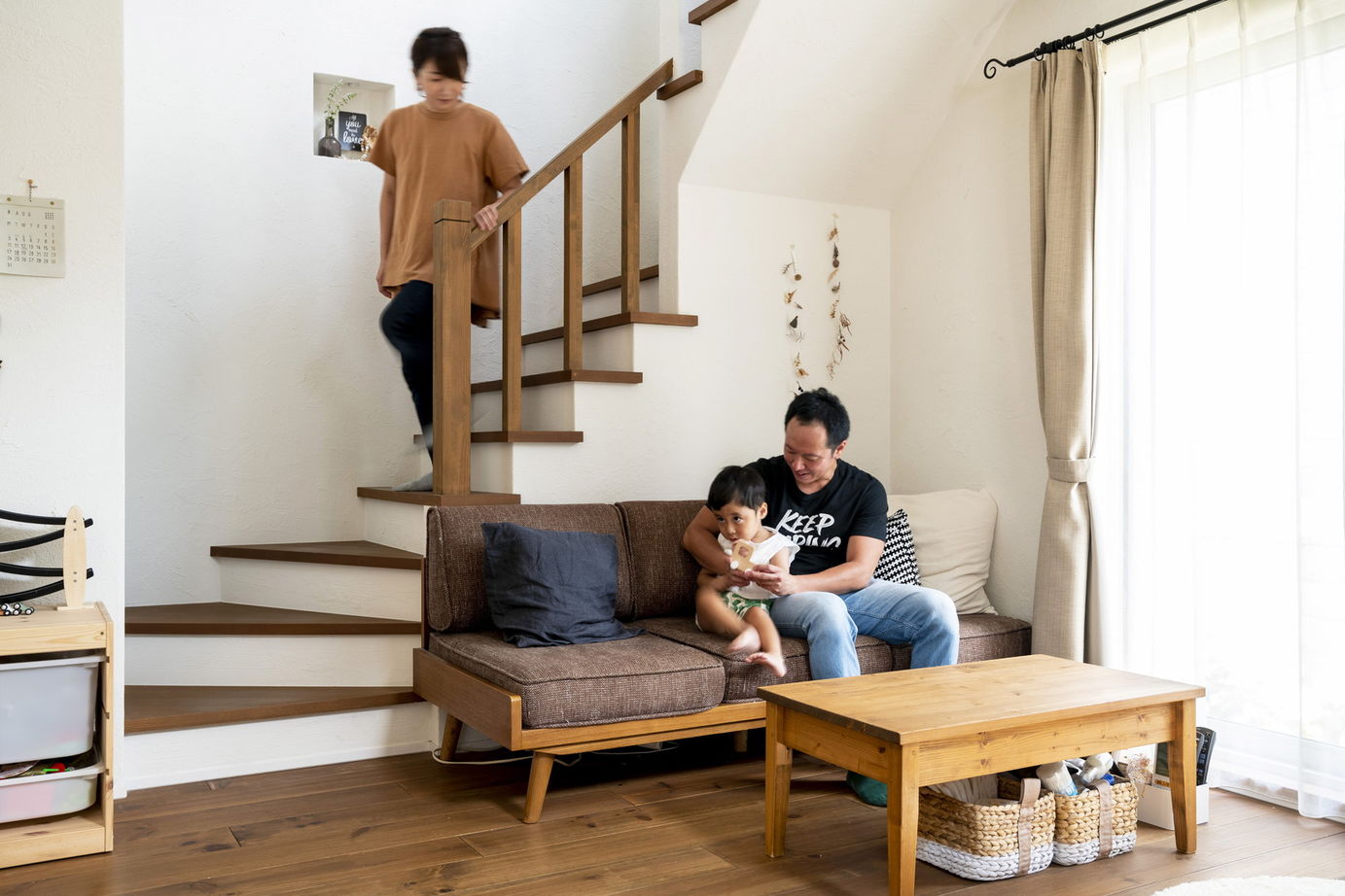 竹内建設 【札幌市/2000万円台/3LDK/北欧風ナチュラル/吹抜け】時を経ても素敵な暮らしの建築実例画像4