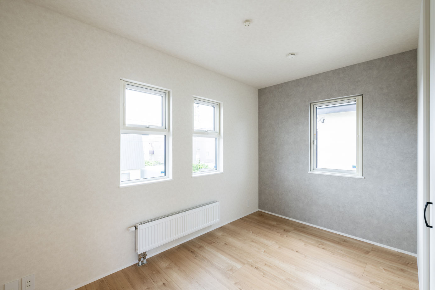 竹内建設 【江別市/2000万円台/ヌック×グレージュインテリア】暮らしを楽しむグレージュの三角屋根の家の建築実例画像9