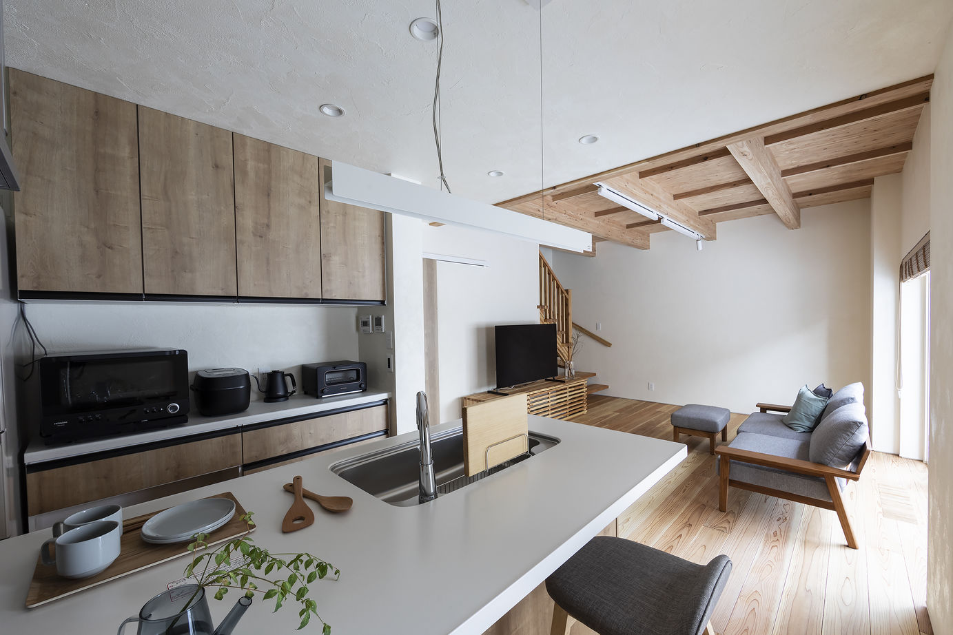 竹内建設 【札幌市/2000万円台/シンプルモダン】とことん北海道にこだわった夫婦のコンパクトな家の建築実例画像4