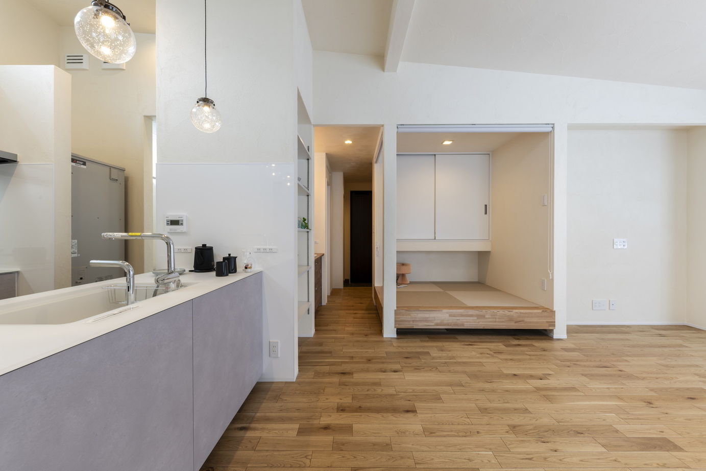 竹内建設 【石狩市/ナチュラル/シンプルモダン】エシカルな平屋の家の建築実例画像2