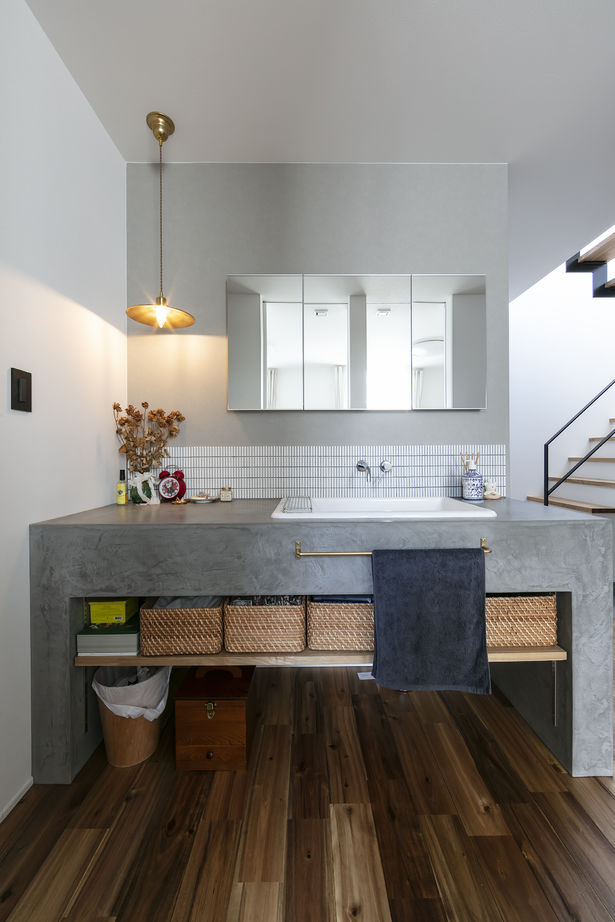 竹内建設 【江別市/2階リビング/シンプルモダン】インナーテラスのある家の建築実例画像5