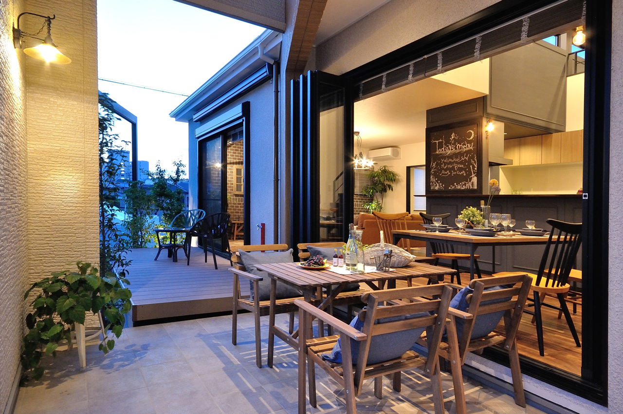 さくら不動産 【羽曳野市】太陽光発電と駐車場3台。１階に生活動線を集めたアメリカンインダストリアルな家の建築実例画像5