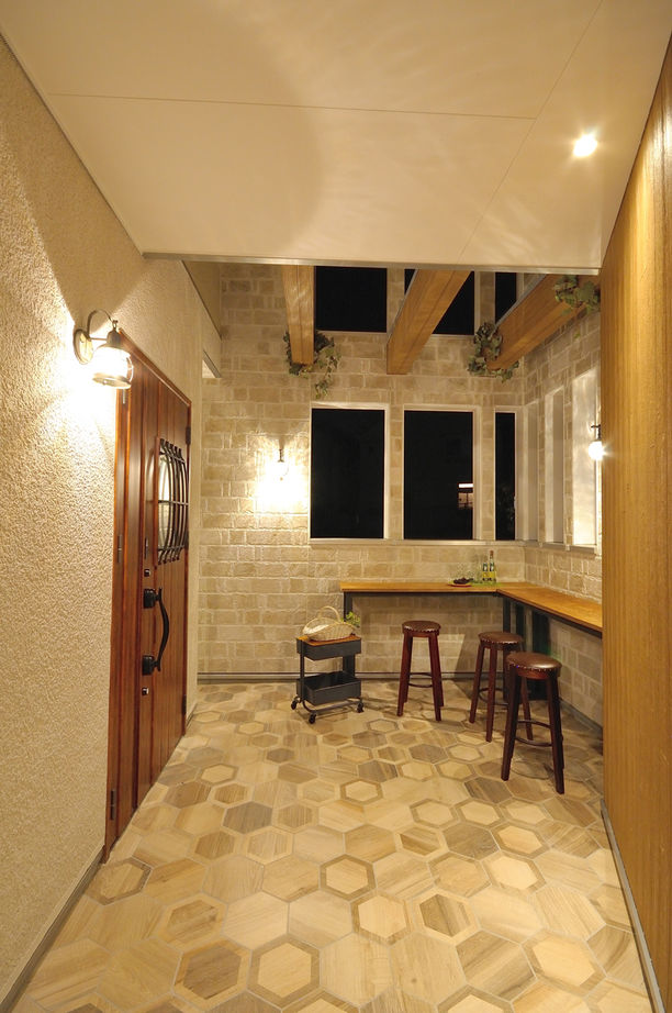 さくら不動産 【羽曳野市】太陽光発電と駐車場3台。１階に生活動線を集めたアメリカンインダストリアルな家の建築実例画像7