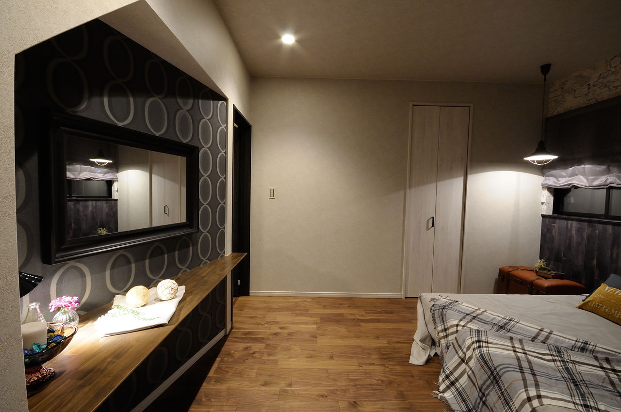 さくら不動産 【羽曳野市】太陽光発電と駐車場3台。１階に生活動線を集めたアメリカンインダストリアルな家の建築実例画像8