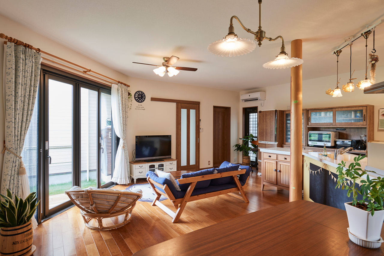 さくら不動産 【大阪｜平屋｜間取り図｜30坪台】レンガ調のおしゃれ外観とガーデニング・家庭菜園を叶えたお家の建築実例画像3