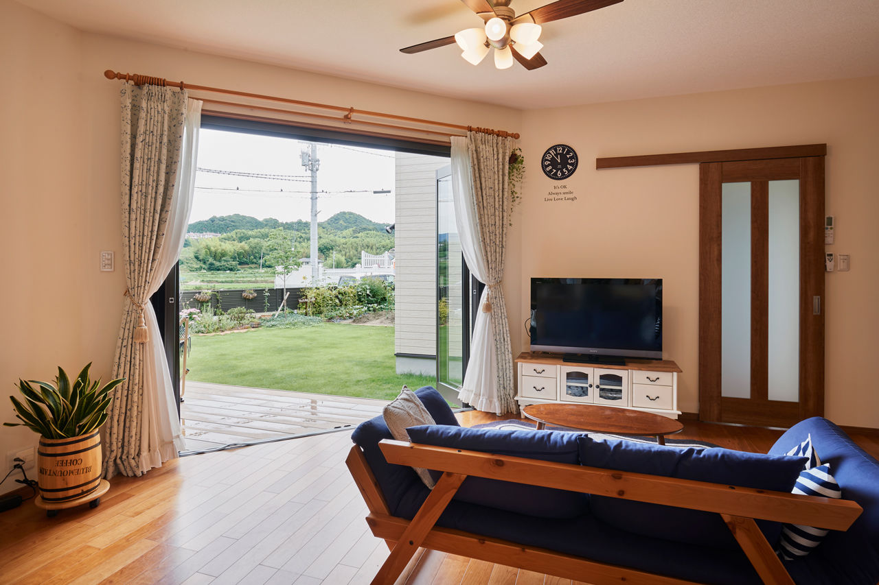 さくら不動産 【大阪｜平屋｜間取り図｜30坪台】レンガ調のおしゃれ外観とガーデニング・家庭菜園を叶えたお家の建築実例画像4