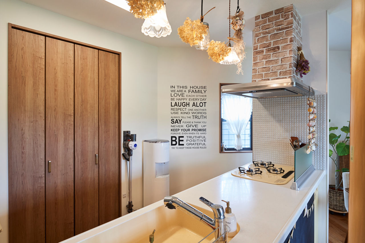 さくら不動産 【大阪｜平屋｜間取り図｜30坪台】レンガ調のおしゃれ外観とガーデニング・家庭菜園を叶えたお家の建築実例画像5