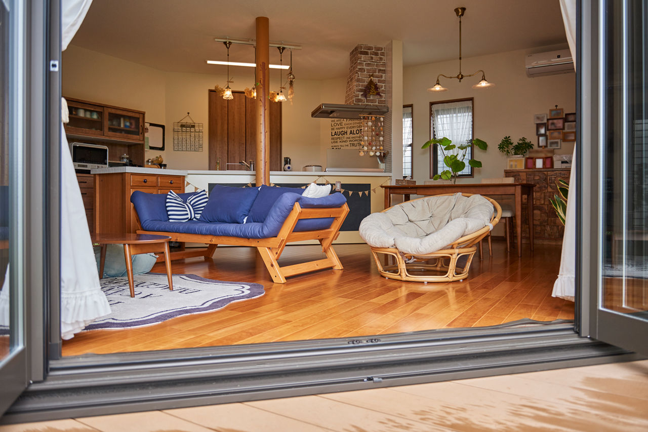 さくら不動産 【大阪｜平屋｜間取り図｜30坪台】レンガ調のおしゃれ外観とガーデニング・家庭菜園を叶えたお家の建築実例画像6