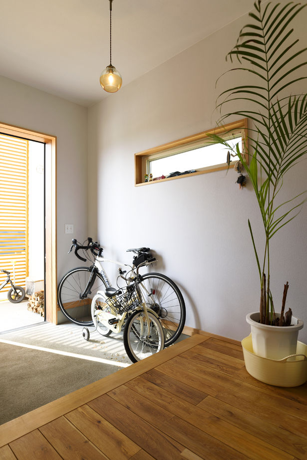 赤ちゃん基準の家　住工房プラスアルファ 広い庭と緑豊かな風を存分に生かした家の建築実例画像4