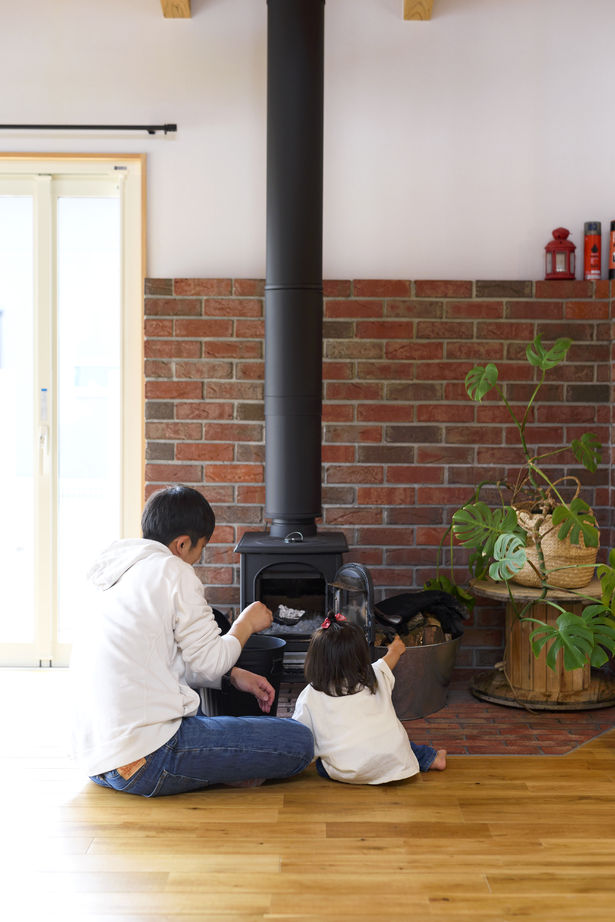 赤ちゃん基準の家　住工房プラスアルファ 広い庭と緑豊かな風を存分に生かした家の建築実例画像6