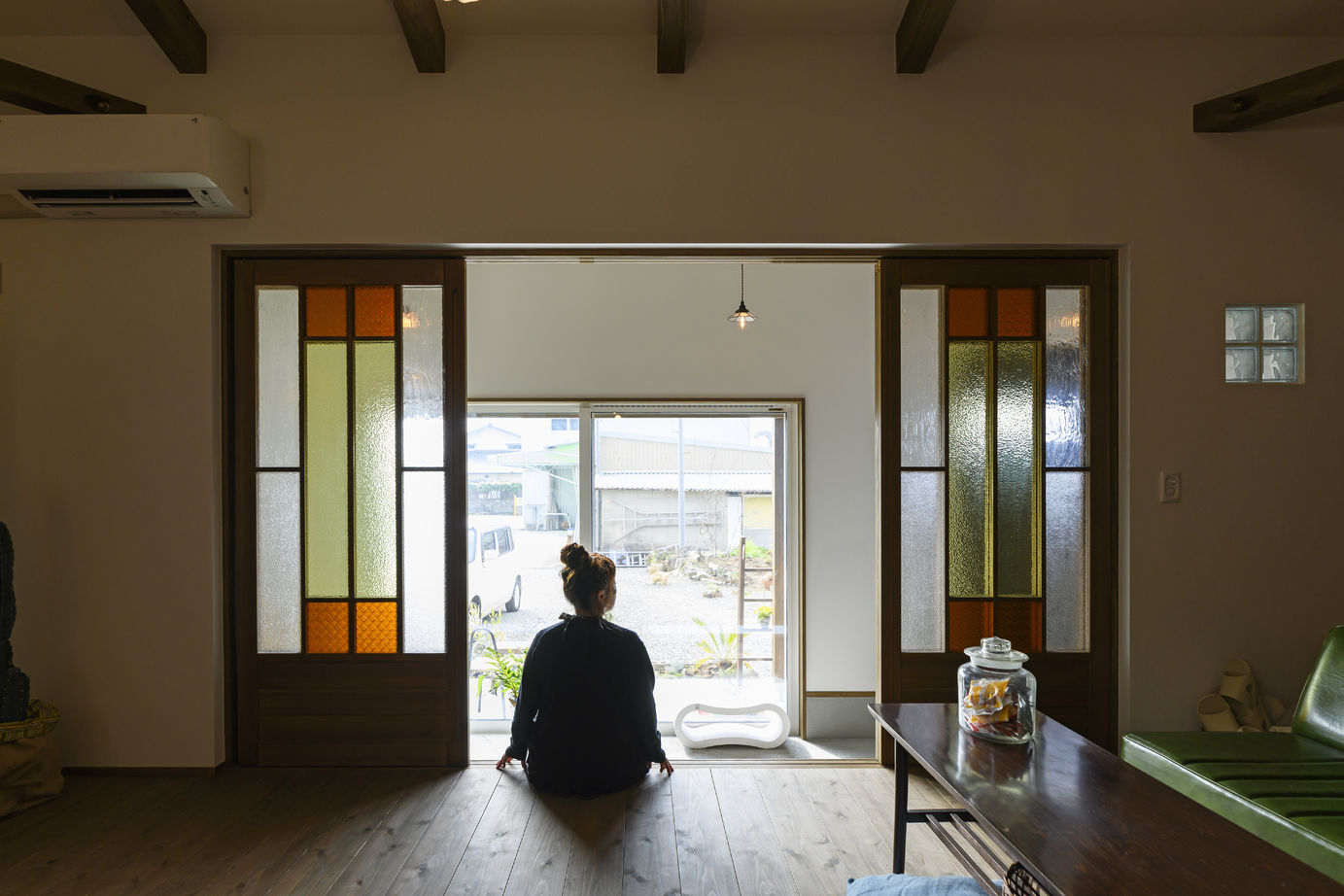 赤ちゃん基準の家　住工房プラスアルファ アンティーク雑貨に合わせてつくった好きを詰めこんだレトロな家の建築実例画像6