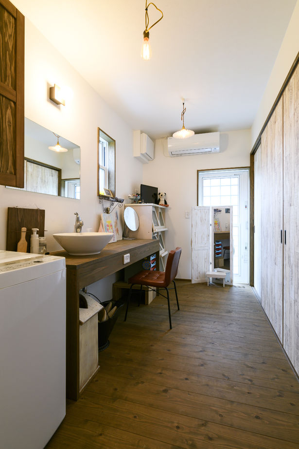 赤ちゃん基準の家　住工房プラスアルファ アンティーク雑貨に合わせてつくった好きを詰めこんだレトロな家の建築実例画像8