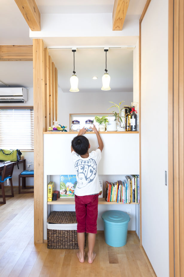赤ちゃん基準の家　住工房プラスアルファ 細長の45坪の敷地にあわせた、住みやすさマジックの建築実例画像5