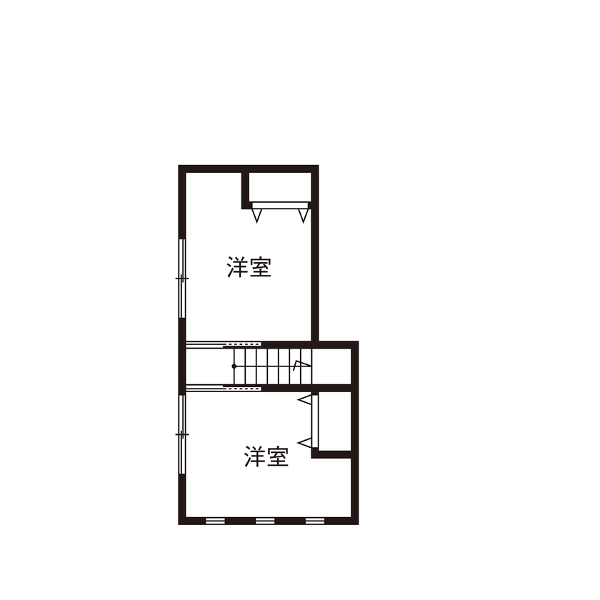タケイハウジング 【奈良/1000万円台/家事ラク/間取り有】空間を緩やかに仕切って開放的に暮らすモダンな家の間取り図（4LDK＋S）スキップ