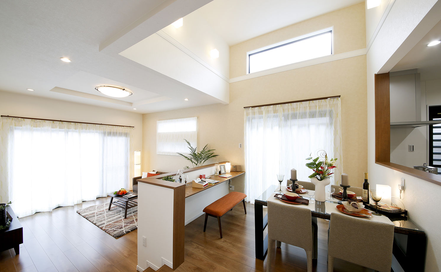 タケイハウジング 【奈良/1000万円台/家事ラク/間取り有】空間を緩やかに仕切って開放的に暮らすモダンな家の建築実例画像8