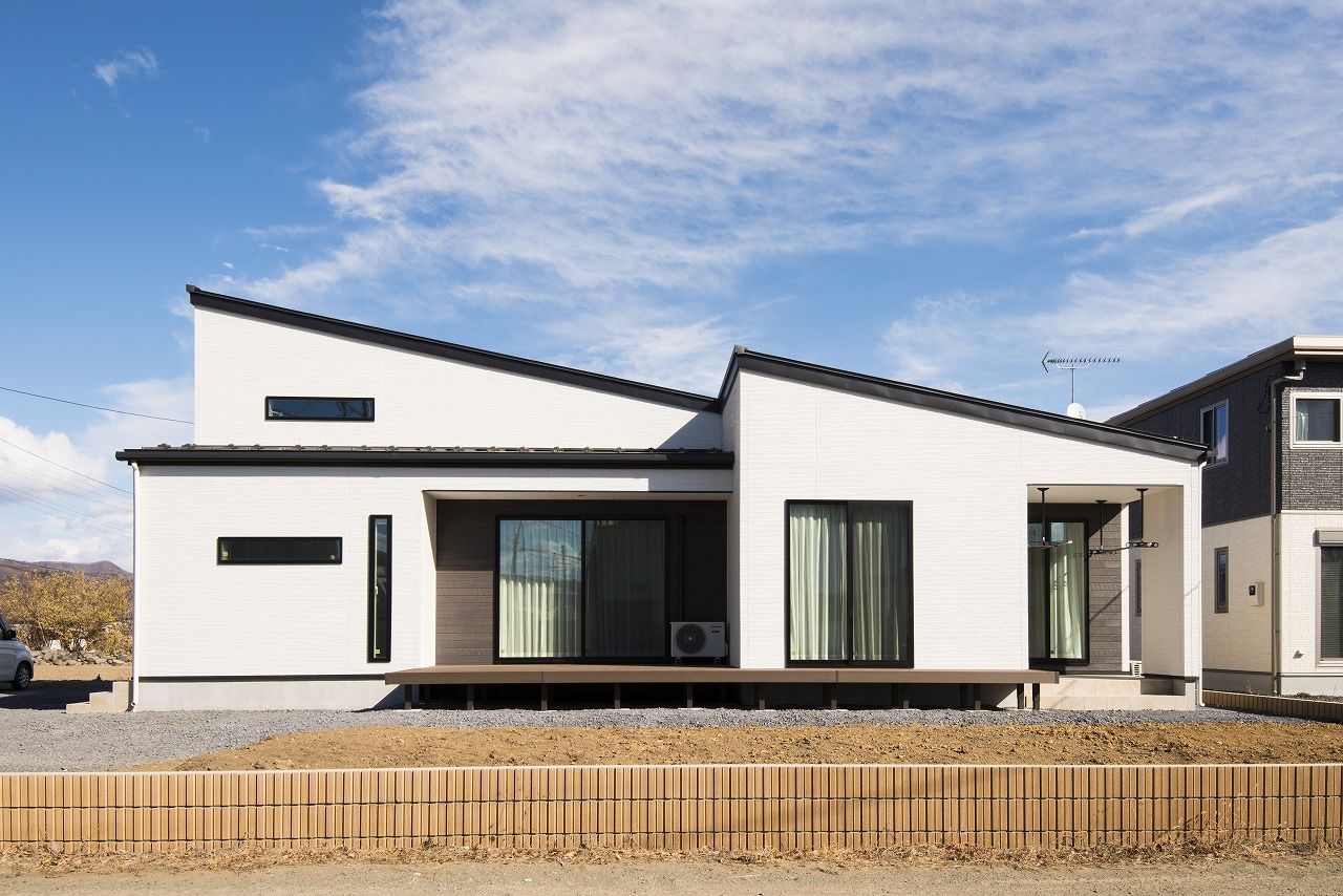 ワコーハウジング 【2000～2499万円・平屋・34坪】リビングを中心にそれぞれの部屋がつながる、平屋プラスαの1.5階建ての家の建築実例画像2