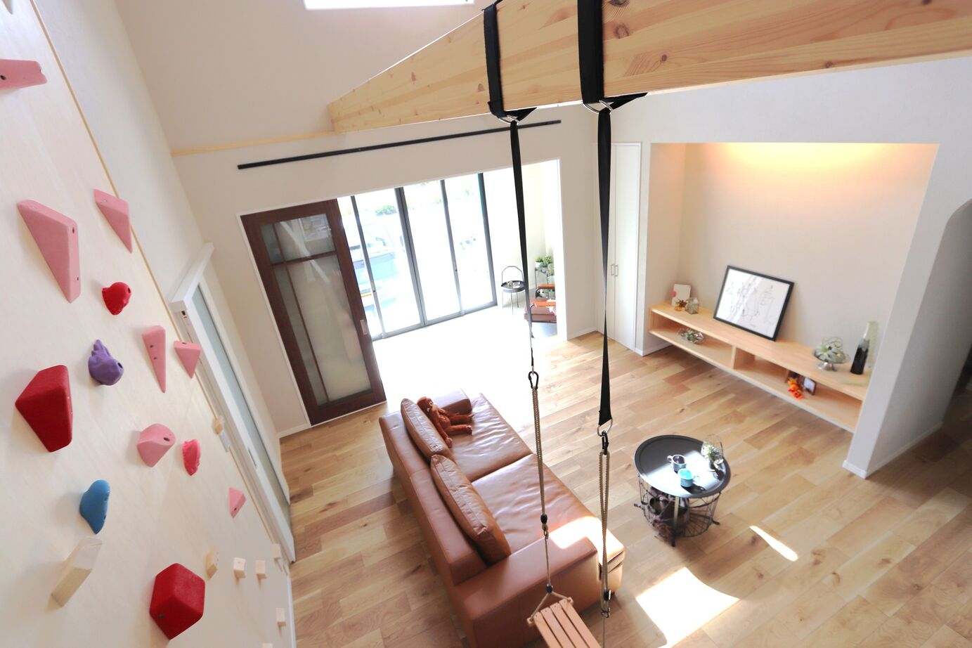 ワコーハウジング 【2000～2499万円・39.2坪】お家でアスレチック！遊び心あふれる土間リビングのある平屋の建築実例画像7