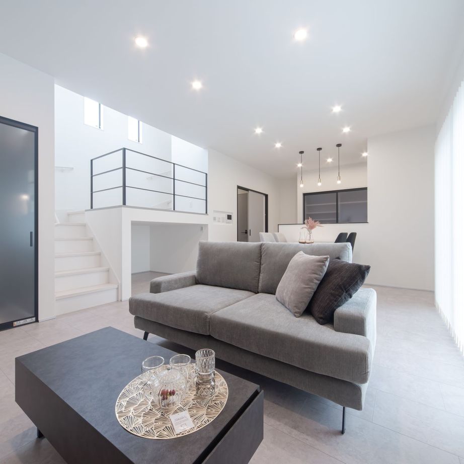 ニーズホーム スキップフロアやリビングクローク　家族がゆるやかにつながる家の建築実例画像2