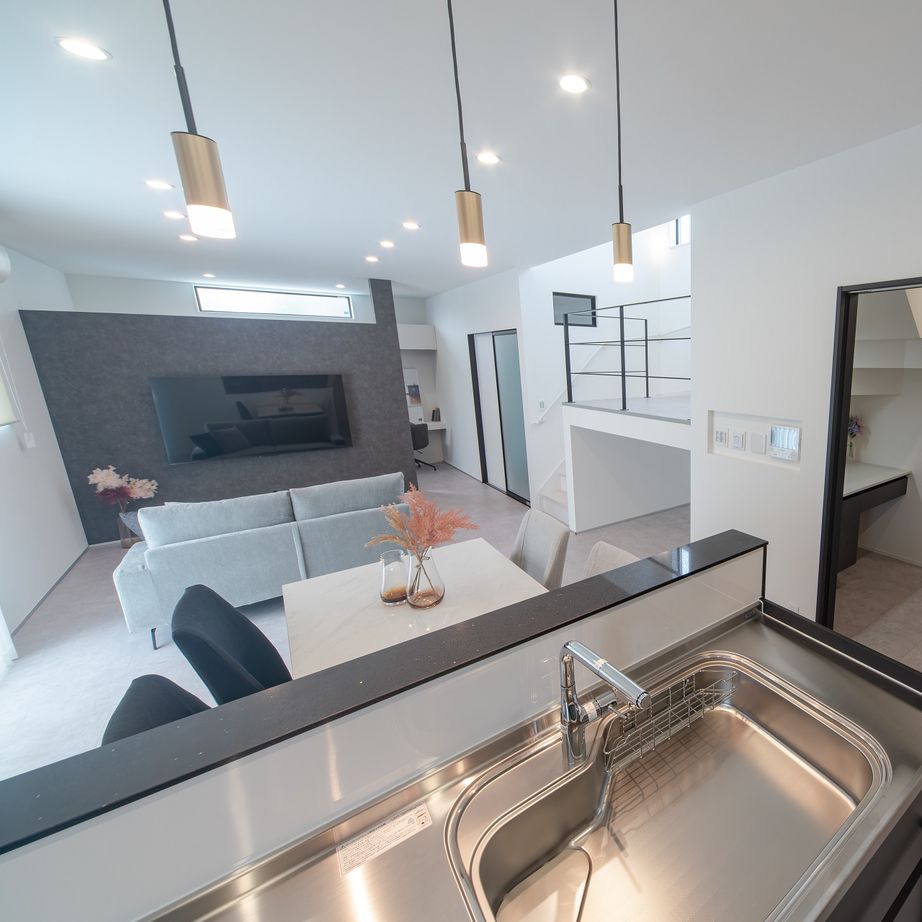 ニーズホーム スキップフロアやリビングクローク　家族がゆるやかにつながる家の建築実例画像4