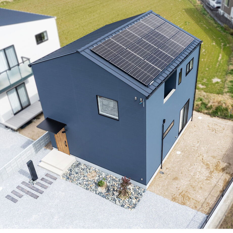 ニーズホーム オープン階段がスタイリッシュな三角屋根の家の建築実例画像2