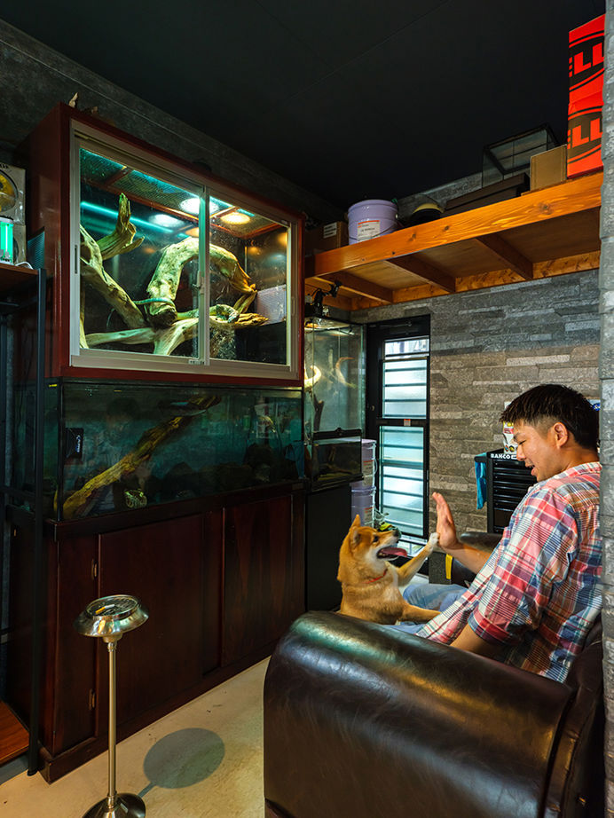 サートンホーム（横浜・相模原・八王子） 【2000万円台／ビルトインガレージ／2階リビング／間取図有】バイクが好き、ペットが好き、この家が大好き!の建築実例画像6