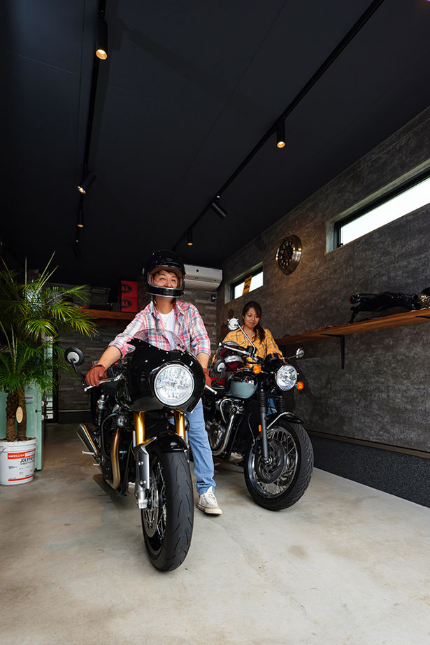 サートンホーム（横浜・相模原・八王子） 【2000万円台／ビルトインガレージ／2階リビング／間取図有】バイクが好き、ペットが好き、この家が大好き!の建築実例画像11