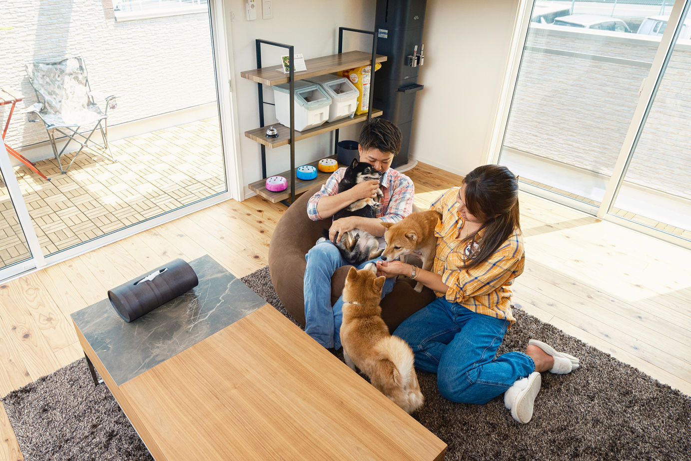 サートンホーム（横浜・相模原・八王子） 【2000万円台／ビルトインガレージ／2階リビング／間取図有】バイクが好き、ペットが好き、この家が大好き!の建築実例画像14