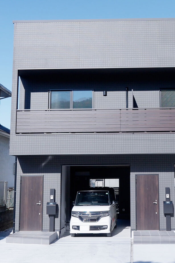 サートンホーム（横浜・相模原・八王子） 【ビルトインガレージ/賃貸併用/2階リビング/間取図】「ガレージライフを満喫!」車好きが叶えた理想の家の建築実例画像9