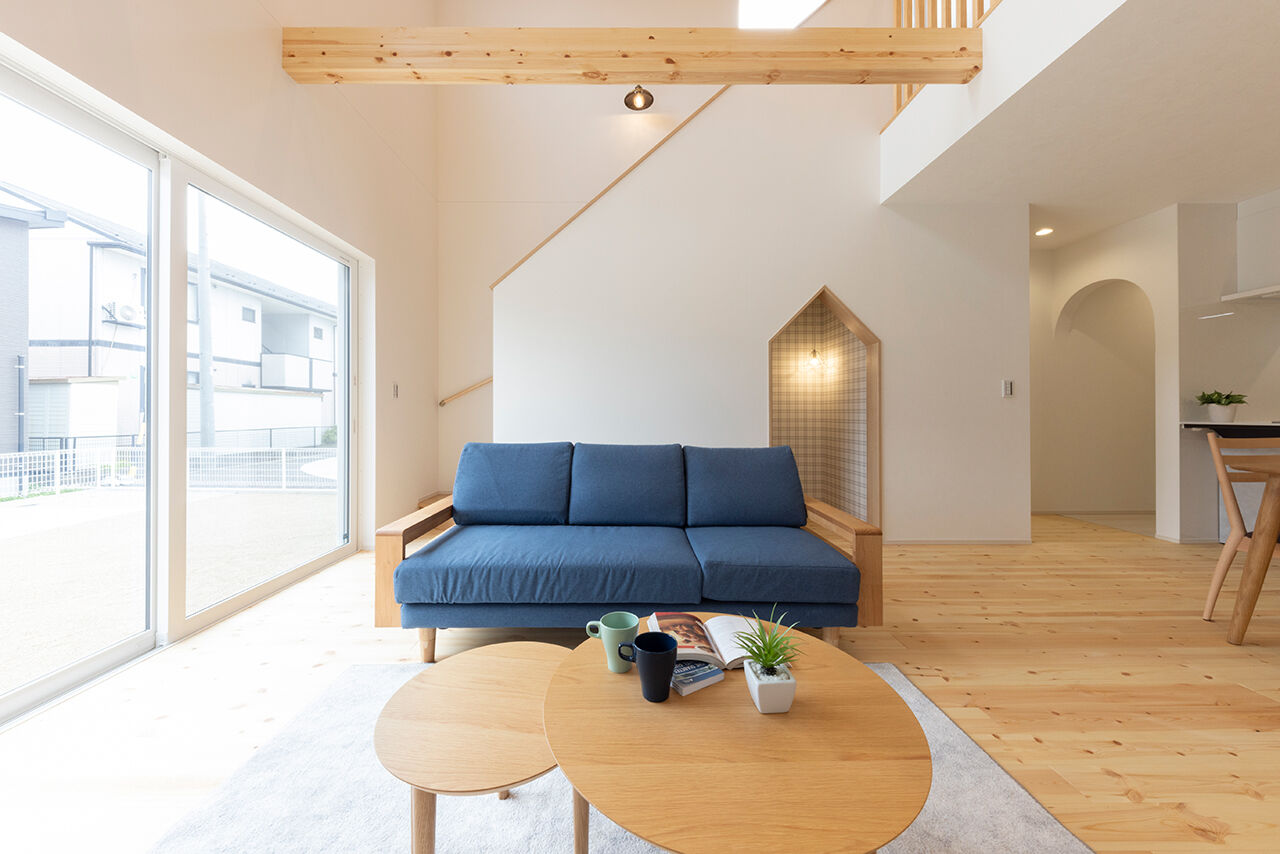 フェスティナ・レンテ 【2000万円台/35坪】カラーもデザインも、かわいいがいっぱい！自然素材とデザイン性の高い造作が特徴の建築実例画像3