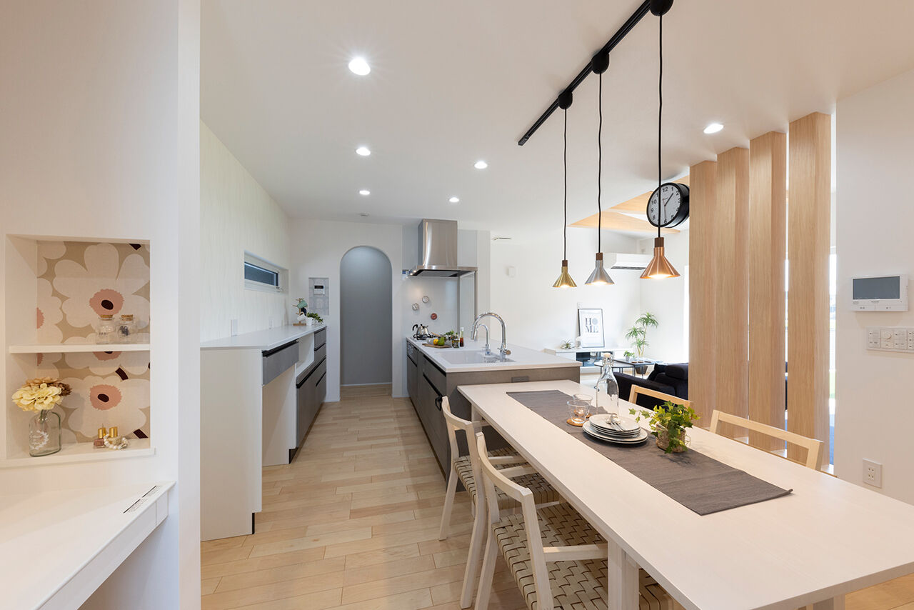 フェスティナ・レンテ 【2500万円台/30坪台/平屋/家事ラク】人目を気にせずゆとりある暮らしができる、コの字型の平屋の建築実例画像4