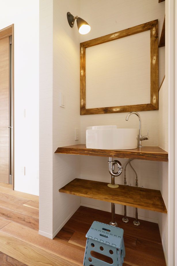 ライクスホーム 【1500万円/30坪】「ワンフロアみたいに声が届く」。吹き抜けが醸す家族の“つながり”／間取りありの建築実例画像9