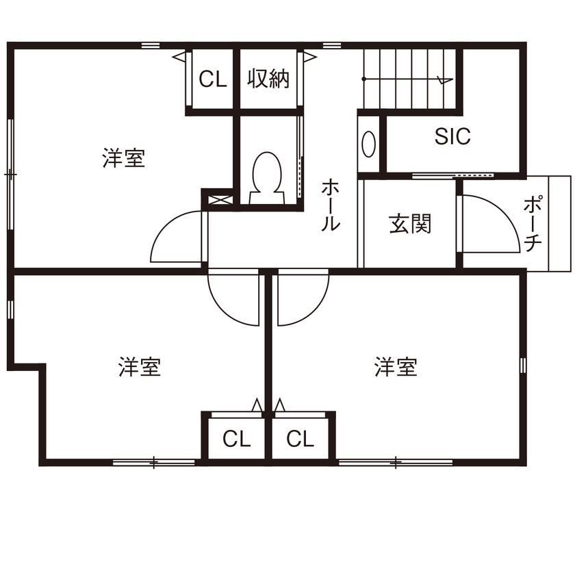 ライクスホーム 【1500～1999万円/敷地22.6坪/３階建て】周辺のグリーンを巧みに取り込む。四季の変化を愉しみながら暮らすの間取り図（4LDK）１階